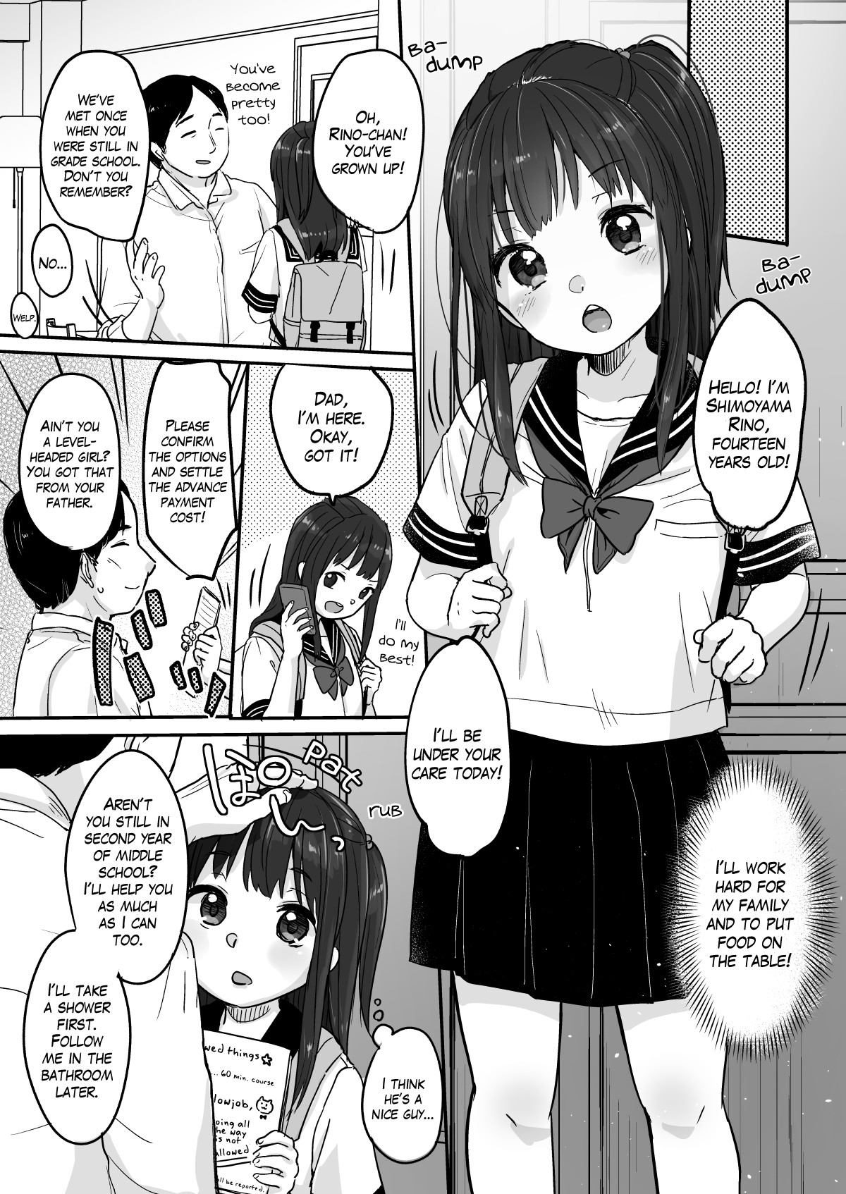 Hentai Manga Comic-Dad's Company Went Under So I Had To Join The Loli Sex Industry-Read-5